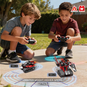 W WISE BLOCK Red Laser Tank long-range attack pose