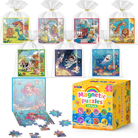 WWN magnetic puzzle dinosaurs—travel-friendly activity boosts focus
