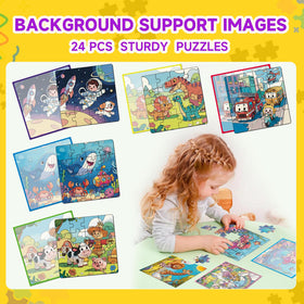 WWN magnetic puzzle farm—durable learning fun for toddlers