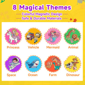 WWN magnetic puzzle mermaids—screen-free entertainment for trips