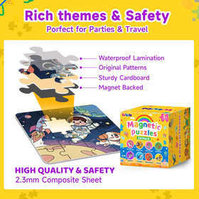 WWN magnetic puzzle vehicles—portable play for cars and planes