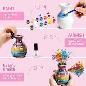 Wwzzey baby's breath bundle for decorative floral accents