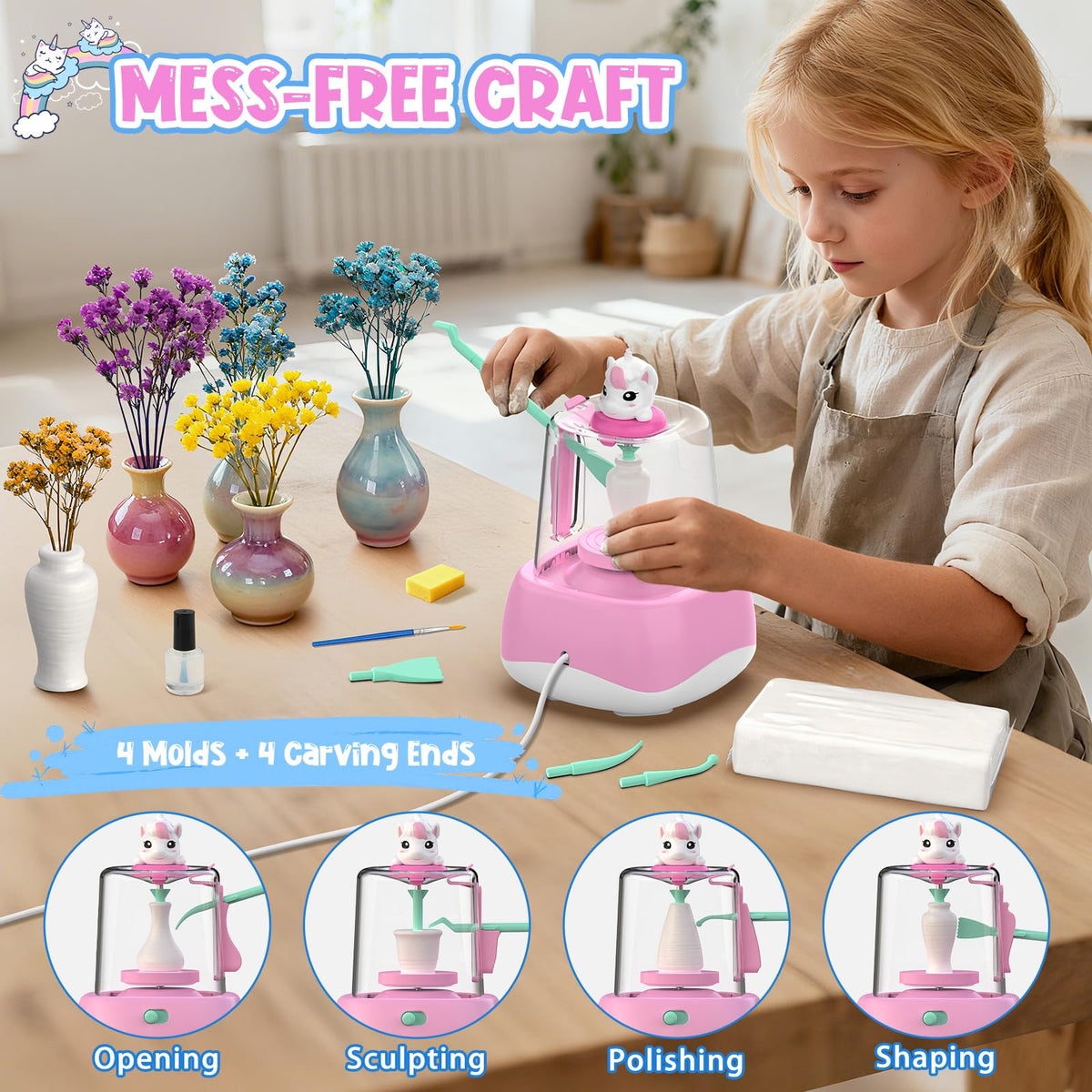Wwzzey paint kit with 12 colors for vibrant decorating