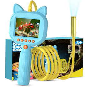 wxnlo Kids Borescope with 2.8-inch LCD display for crystal close-up viewing