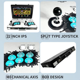 WYGaming folding design makes portable arcade easy to carry.