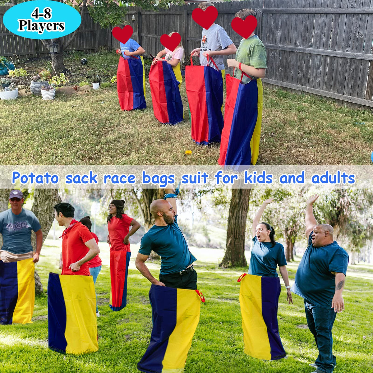 WYRJXYB egg and spoon race set perfect for family picnics and parties.