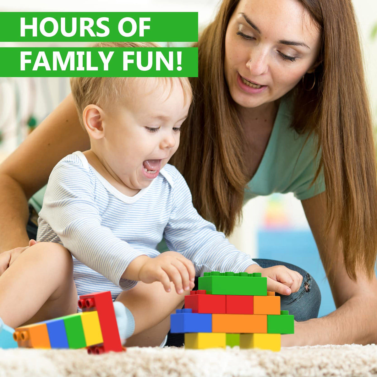 WYSWYG age-3+ design supports fine motor skills and coordination during building