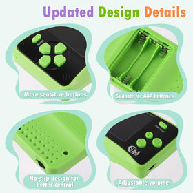 X-JOYKIDS handheld arcade side view with controls for easy play.