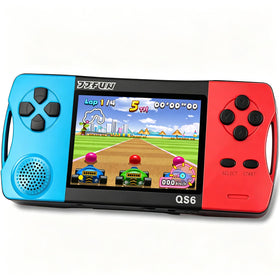 X-JOYKIDS handheld console with a 3.5-inch IPS screen for clear kids' play.