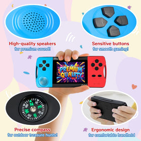 X-JOYKIDS compact portable arcade designed for kids with easy-grip controls.
