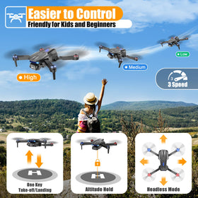 X-shop drone folds compactly for portable use and travel