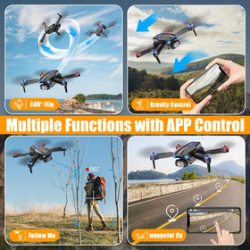X-shop drone gesture selfies and Follow Me for dynamic shots