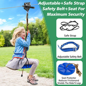 X XBEN zipline 60mm swing seat provides sturdy support for kids
