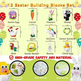 Xalvitra Easter bunny assembly kit encourages hands-on building fun.