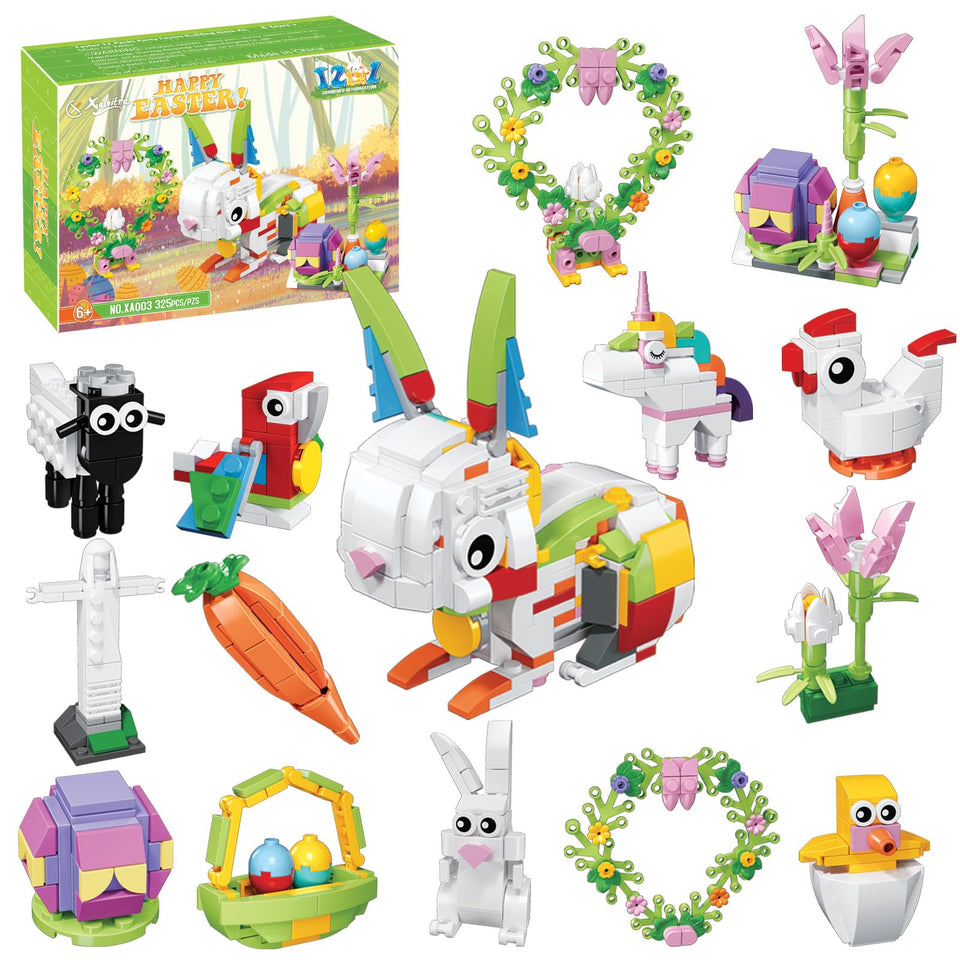 Xalvitra Easter egg fillers 12in1 set sparks imaginative play for kids.