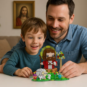 Xalvitra Jesus Figures Building Kit: gift box ready for holidays and gifts