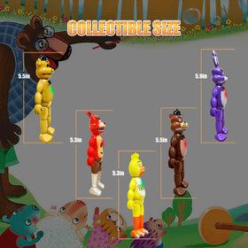 Xanadix five-piece figures with movable joints for posing