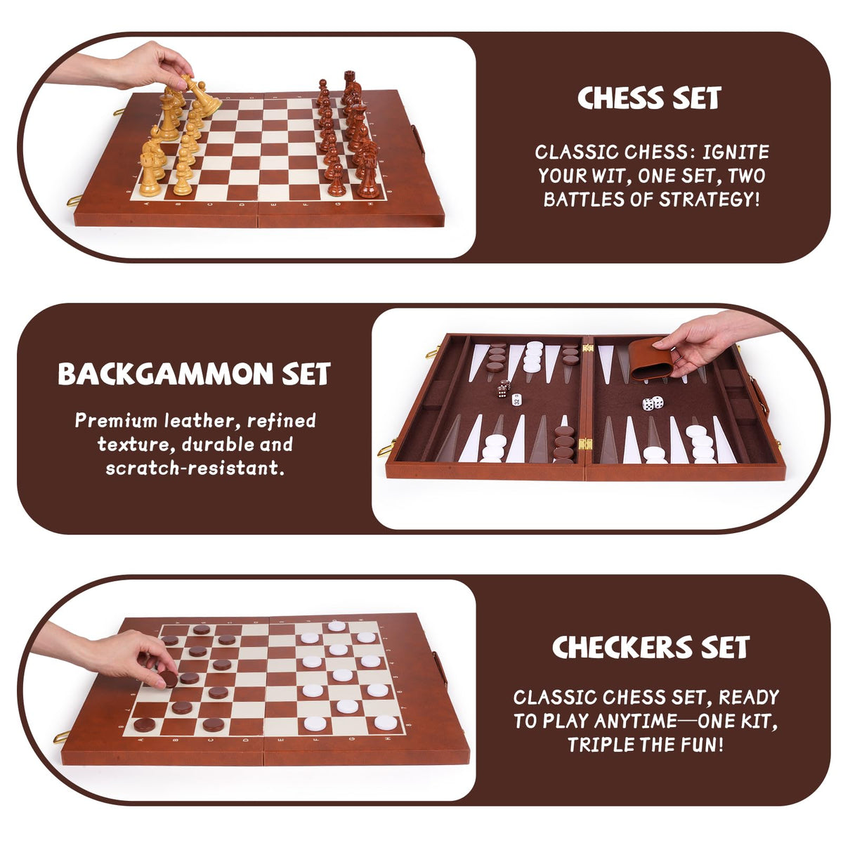XAOHAO folding board with built-in handle for easy transport