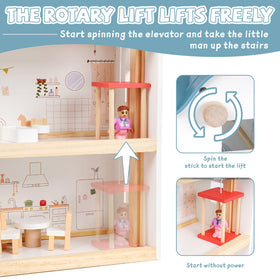 XAOHAO dollhouse kitchen with realistic details to inspire role play