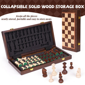 XAOHAO tournament-size king offers authentic proportions for serious matches.