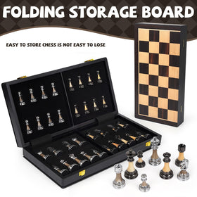 XAOHAO weighted pieces with felt bottoms ensure quiet, precise moves.