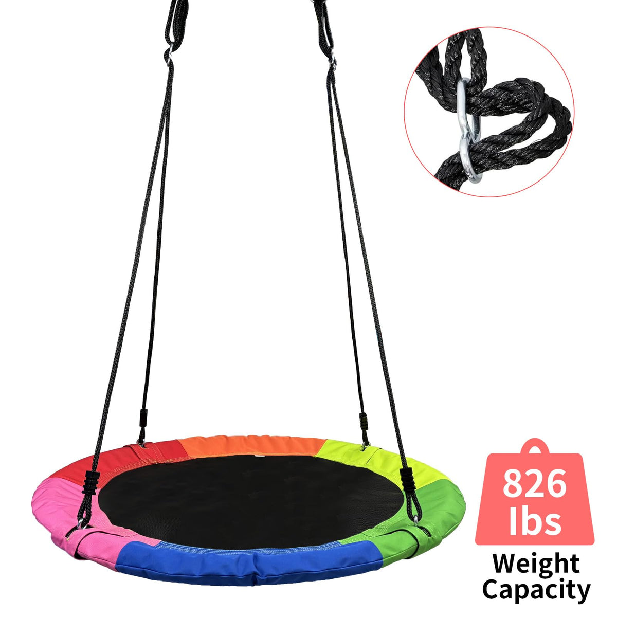Xapigo swing suitable for both indoor and outdoor use on a patio