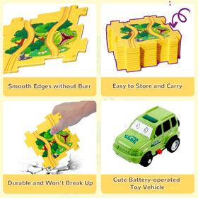 XAZASTOV puzzle track car set instruction manual for quick setup