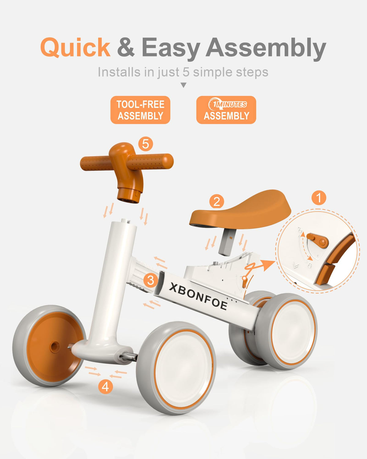 XBONFOE gift-ready packaging highlights ideal 1st birthday present.