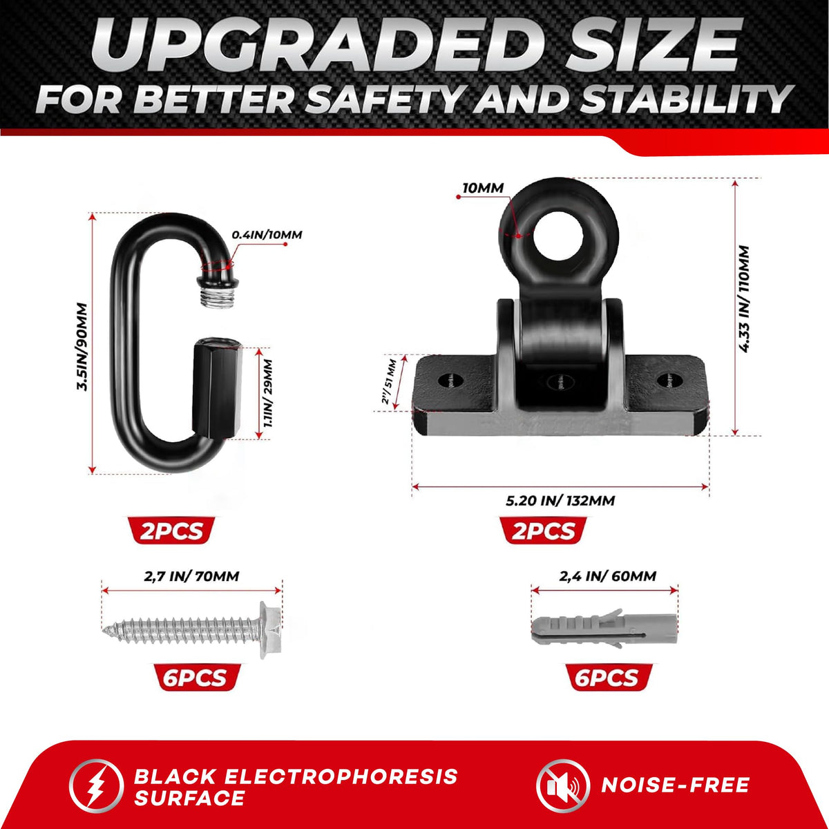 X-CUIRASS quick links and screws kit simplifies assembly