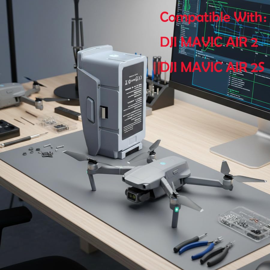 XDJXWJN Air 2S battery 3750mAh ensures smooth power for dynamic aerial shots