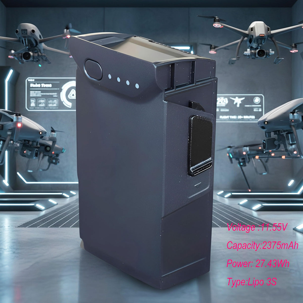 XDJXWJN Mavic Air battery packaging, ready for travel