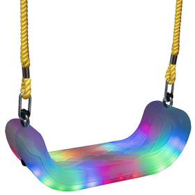 XDP Recreation Firefly LED light-up swing seat assembly for quick backyard setup