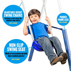 XDP Recreation foam frame leg pads add safety during play