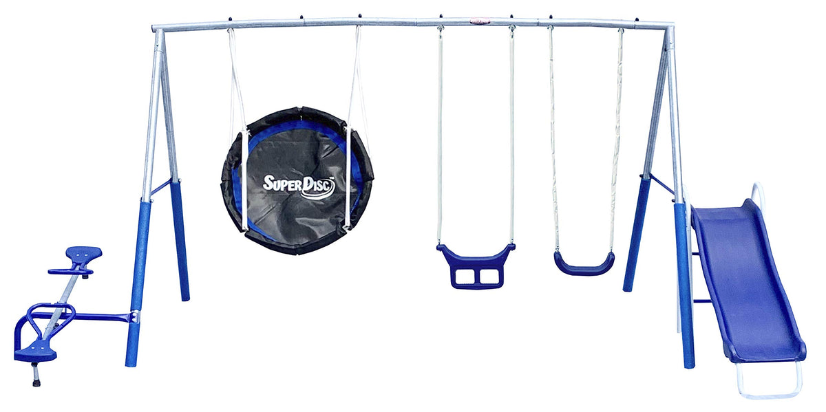 Free N' Swing blue swing seat with safety features by XDP Recreation