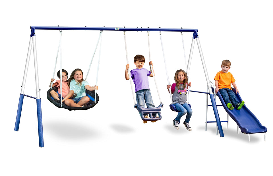 XDP Recreation Swingin' More Fun swing seat for kids offering secure outdoor play