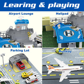 XDUOYJOY airport playset control tower adds a central vantage for imaginative play