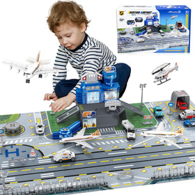 XDUOYJOY airport set assembled platform – sparks imaginative play and early motor skill development.