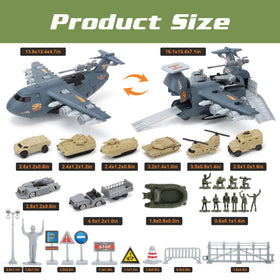 XDUOYJOY army vehicles and helicopter image showcases robust build for years of action play.
