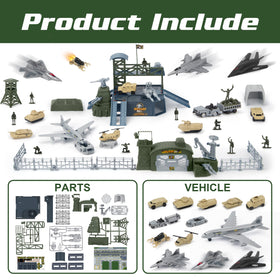 XDUOYJOY army vehicle collection for dynamic action adventures