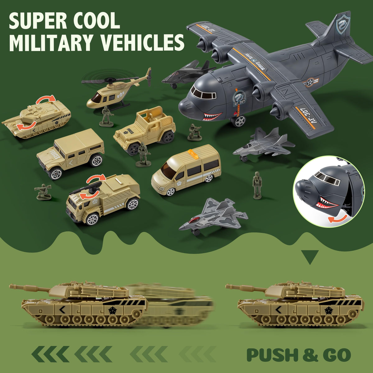 XDUOYJOY military base toy fighter jet for fast-paced adventurous flights.