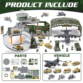 XDUOYJOY military base toy tank for engaging pretend battles and role-play.