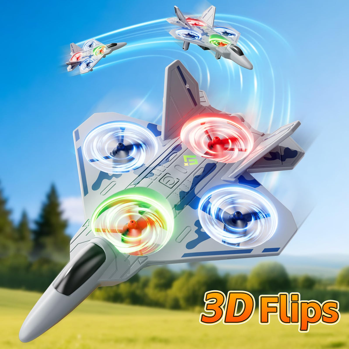 Xelabrion durable ABS plastic construction resists bumps during outdoor flights