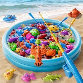 Xelabrion magnetic fishing game family play encourages teamwork and shared fun