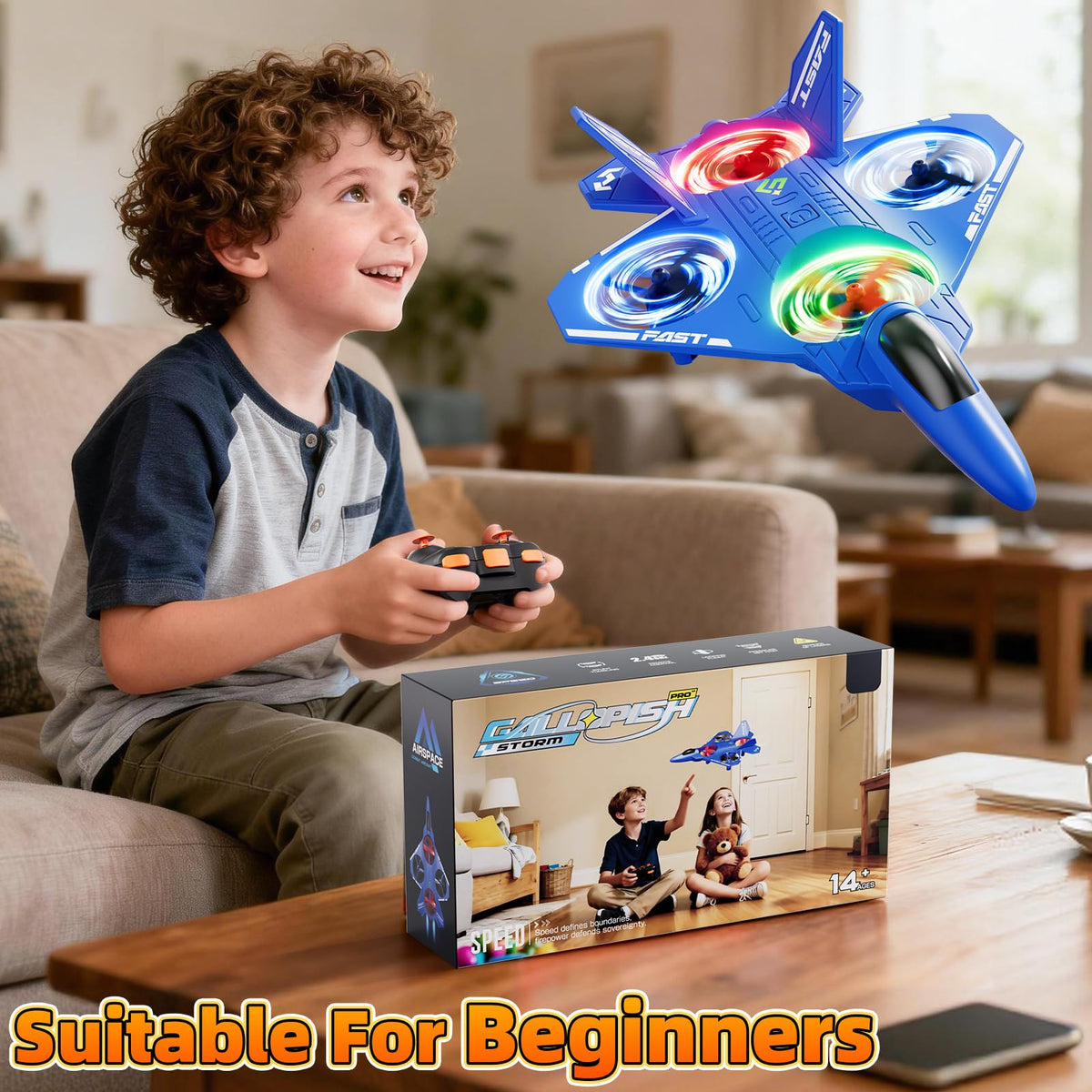 Xelabrion gift box with the RC airplane ready for gifting.