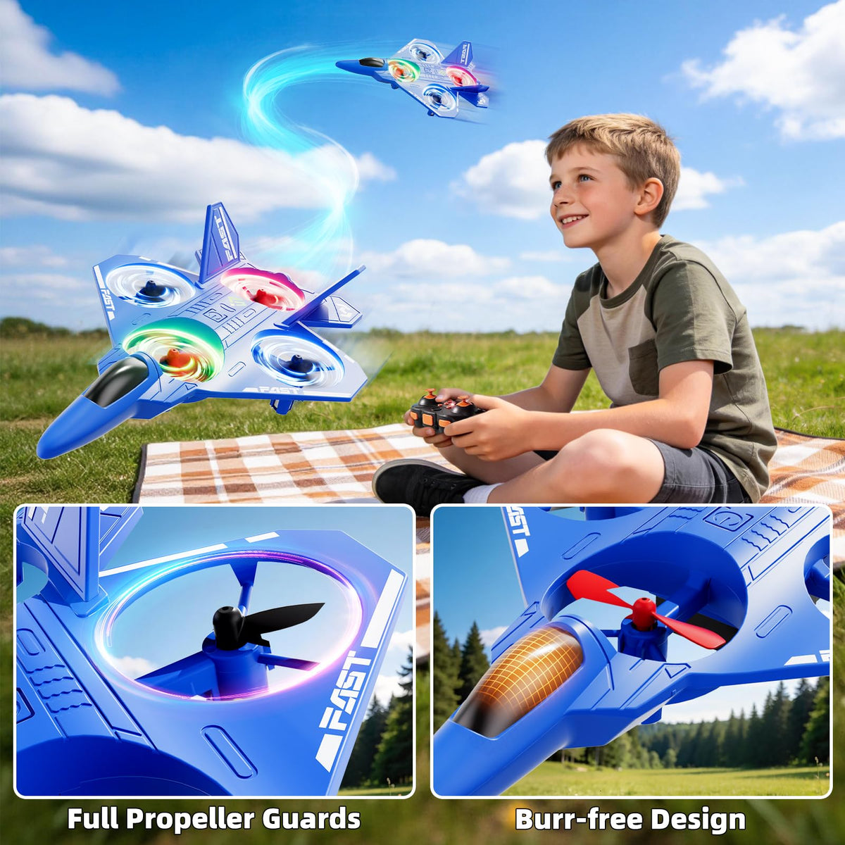 Xelabrion RC airplane headless mode for stable beginner flights.