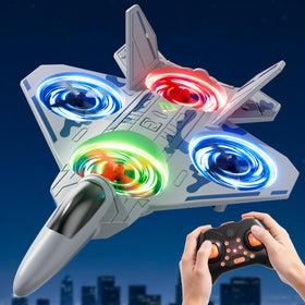Xelabrion remote control airplane in flight; a sky-ready, beginner-friendly toy for kids