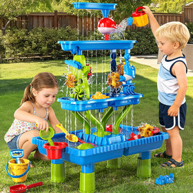 Xelabrion sand water table accessories set with 30+ tools for creative play