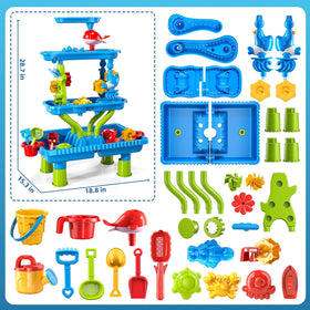 Xelabrion sand water table BPA-free ABS ensures safe, durable play