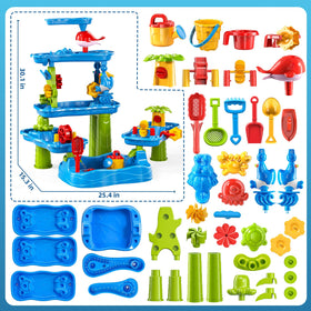 Xelabrion sand and water table designed for year-round indoor and outdoor use