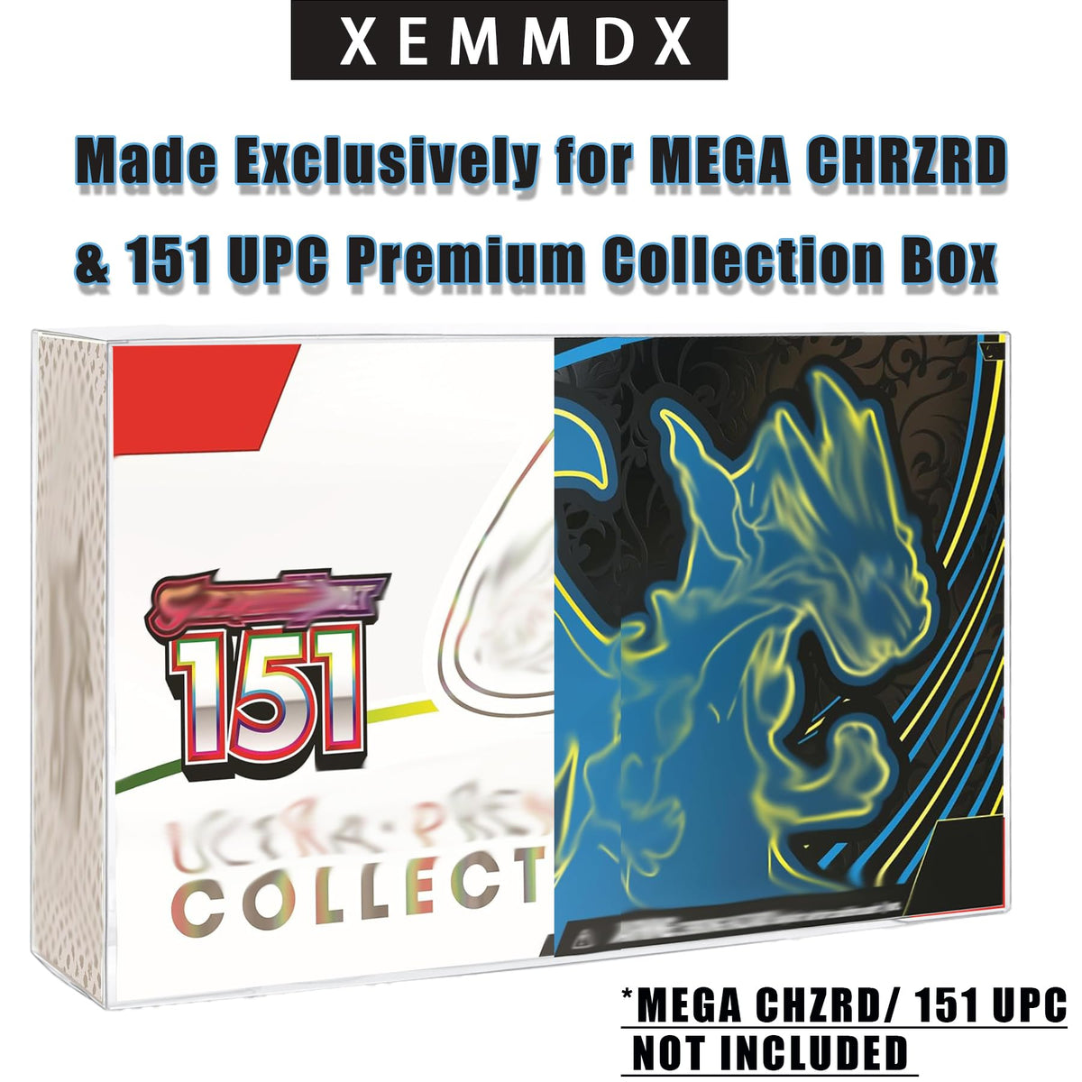 XEMMDX Mega CHARZRD X ex protector case side view showing slim profile